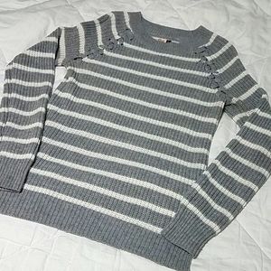 Striped Knit Sweater